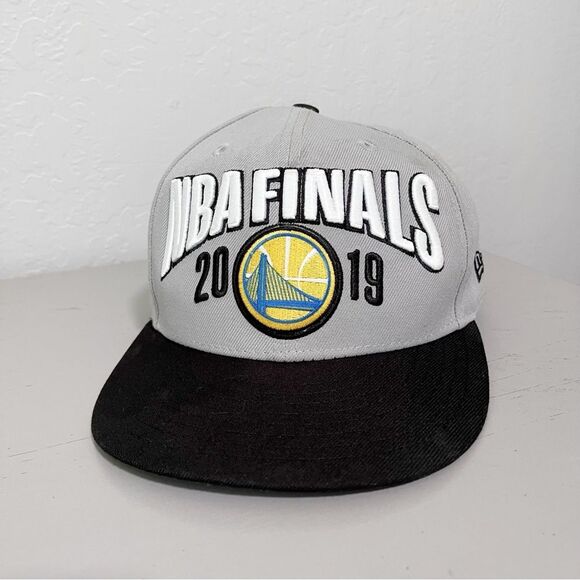 NBA Golden State Warriors Finals 2019 Gray Black Baseball Cap - Picture 1 of 8